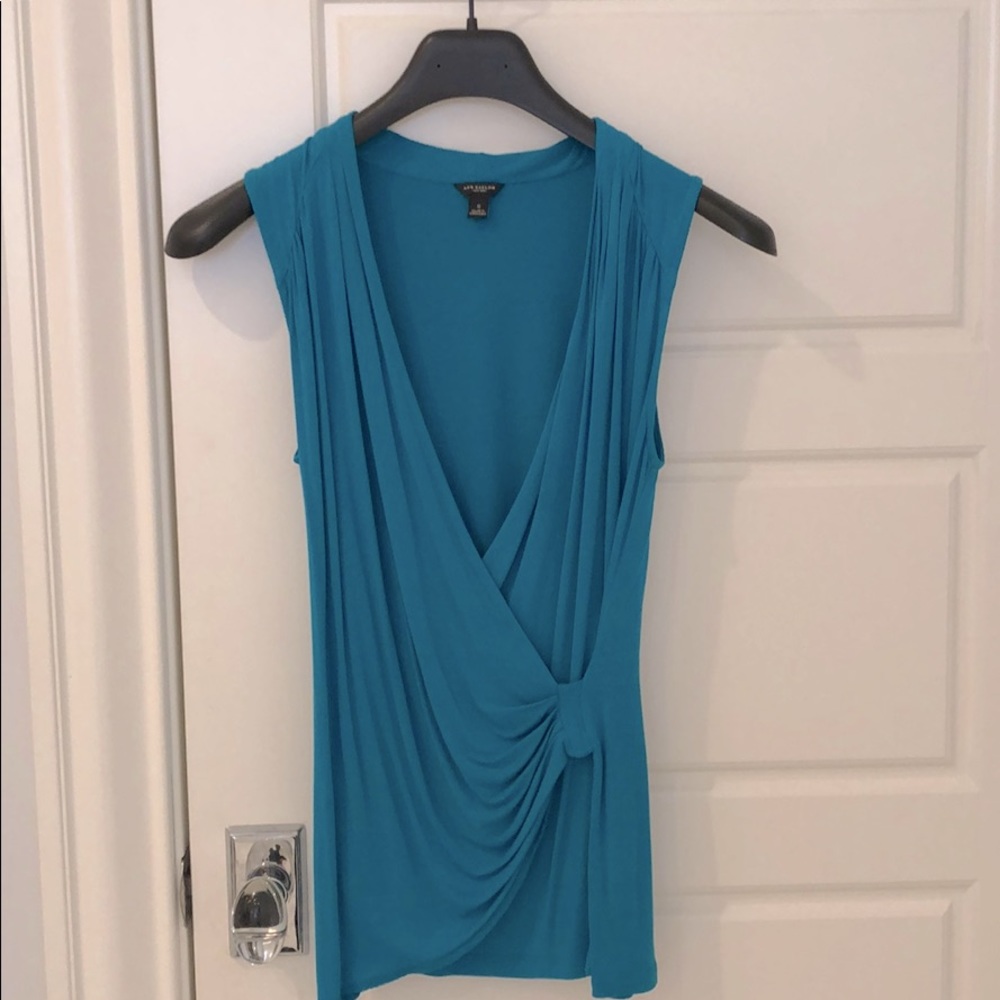Ann Taylor faux wrap top